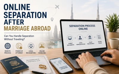 online separation after marriage abroad